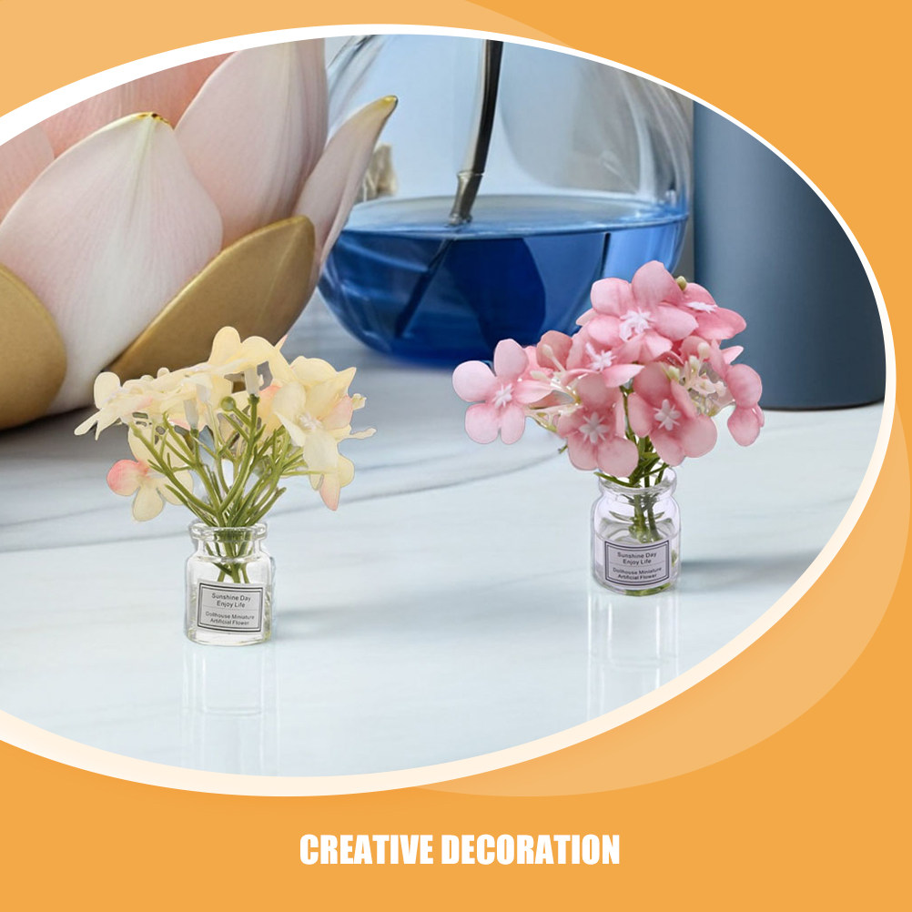 꽃병 3개 세트, 집이나 책상 장식용, DIY 미니어처 - Vase Decor 리뷰 및 가격