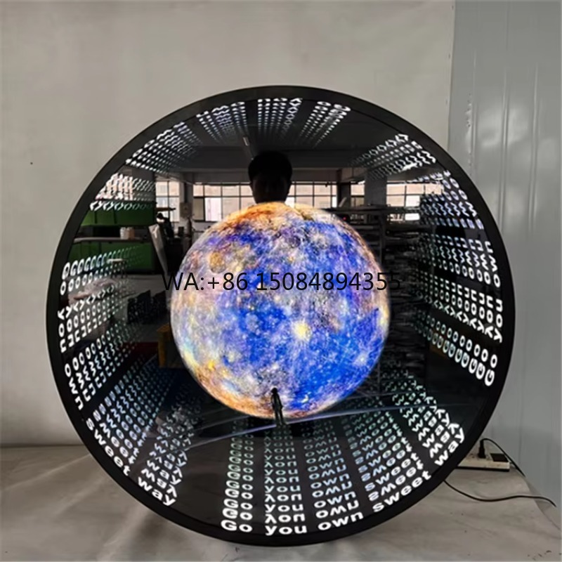 맞춤형 LED 3D 아크릴 네온 인피니티 미러 장식용  - Decorative Mirror 리뷰 및 가격