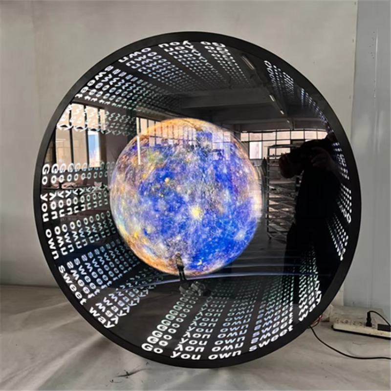 맞춤형 LED 3D 아크릴 네온 인피니티 미러 장식용  - Decorative Mirror 리뷰 및 가격