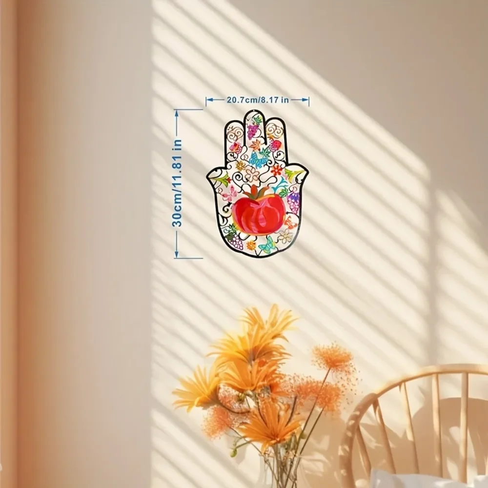 CIFBUY 함사 손 모양의 금속 벽 장식, 다채로운  - Wall Art 리뷰 및 가격