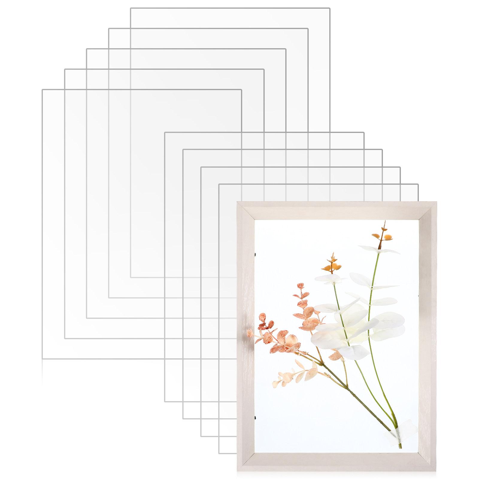 10pcs 투명 플라스틱 시트 A4 사진 디스플레이 용 - Picture Frame 리뷰 및 가격