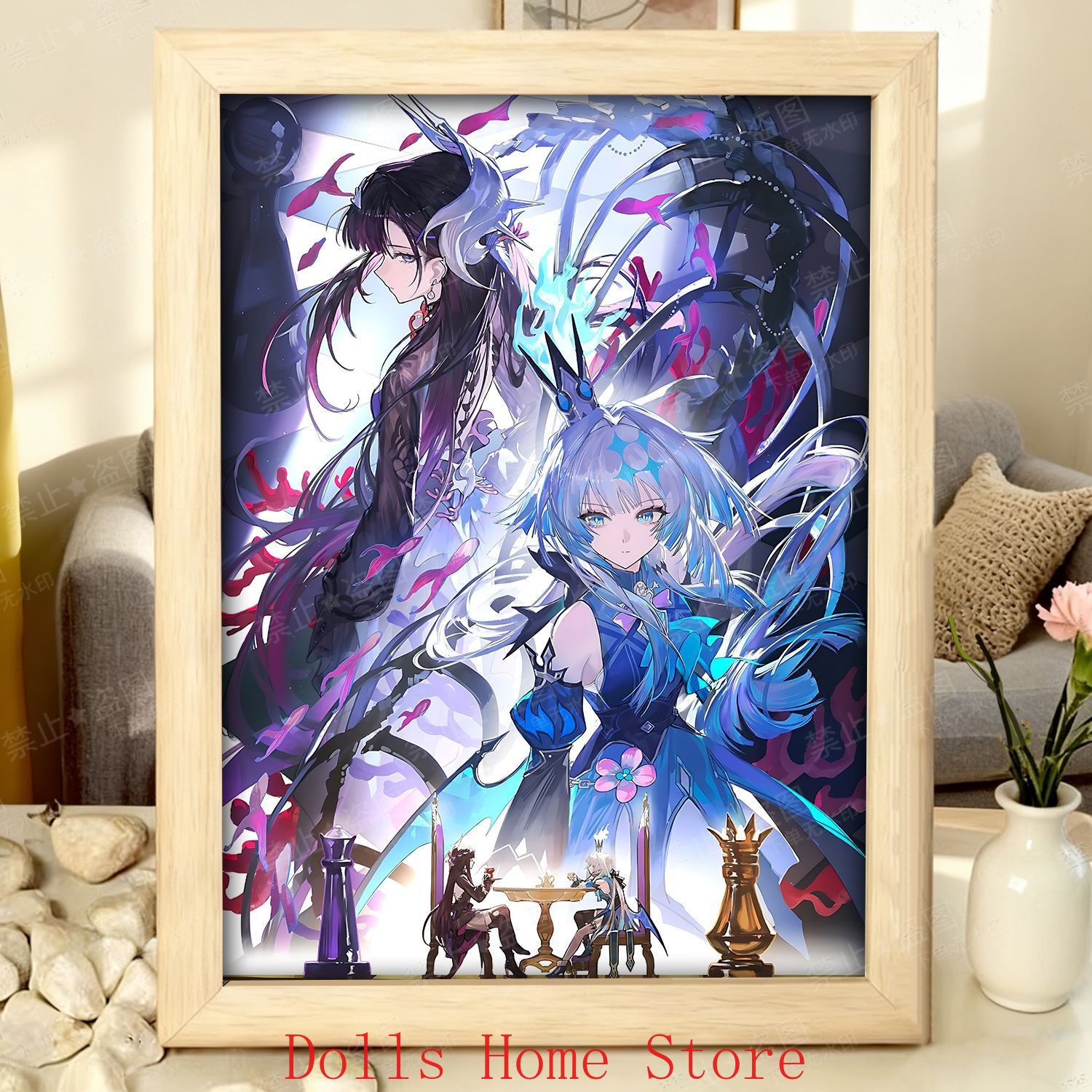 게임 혼카이: 스타 레일 세리드라 하이실렌스 장식 예술 - Picture Frame 리뷰 및 가격