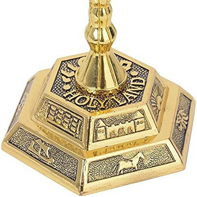 7개의 가지가 있는 메노라 유대교 가정 장식 촛대 장식 - Candle Holder Decor 리뷰 및 가격