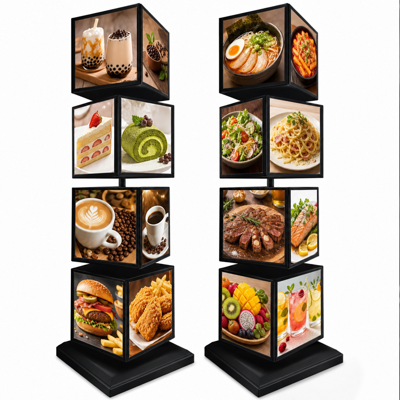 맞춤형 회전식 사각 라이트박스, 레스토랑 야외 벽걸이  - Picture Frame 리뷰 및 가격