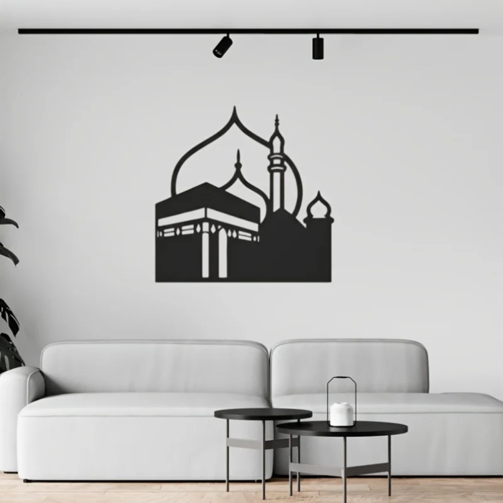 CIFBUY 철제 벽 장식, 모던 이슬람 메카 카바 금 - Wall Art 리뷰 및 가격