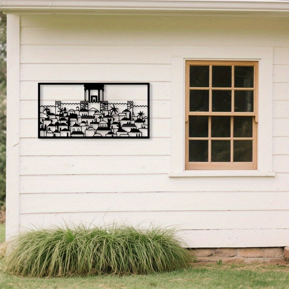 CIFBUY 금속 벽 예술 예루살렘 벽화 동상 유대 문 - Wall Art 리뷰 및 가격