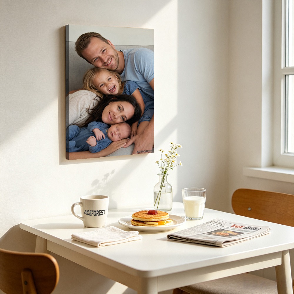 2D 맞춤형 사진 캔버스 벽 장식, 나무 프레임 포함, - Picture Frame 리뷰 및 가격